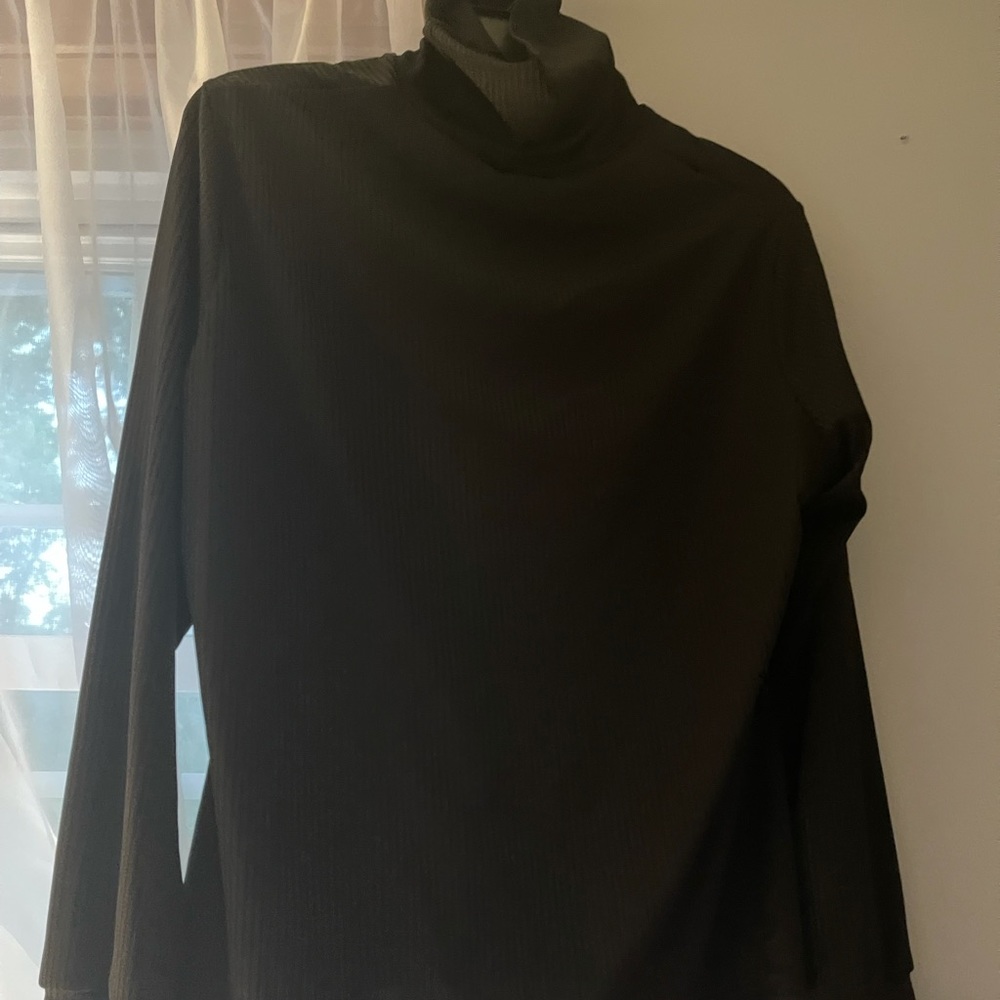 Black turtle neck